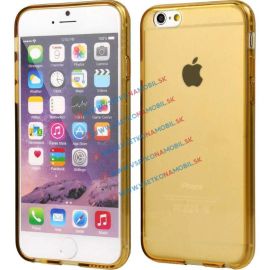 zadný kryt iPhone 6 / iPhone 6S - Silikónový obal iPhone 6 / 6S zlatý