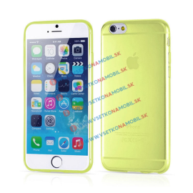 zadný kryt iPhone 6 / iPhone 6S - Silikónový obal iPhone 6 / 6S žltý