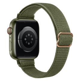 remienok na hodinky Apple Watch 8 45mm - SLIM Remienok Apple Watch Ultra 1 / 2 / 3 (49mm) / 9 / 8 / 7 (45mm) / 6 / SE / 5 / 4 (44mm) / 3 / 2 / 1 (42mm) tmavozelený