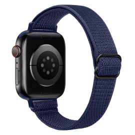 remienok na hodinky Apple Watch 8 45mm - SLIM Remienok Apple Watch Ultra 1 / 2 / 3 (49mm) / 9 / 8 / 7 (45mm) / 6 / SE / 5 / 4 (44mm) / 3 / 2 / 1 (42mm) tmavomodrý