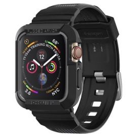 zadný kryt Apple Watch 6 / SE / 5 / 4 44mm / 1/2/3 42mm - SPIGEN RUGGED ARMOR PRO Apple Watch6 / SE / 5 / 4 (44mm) BLACK