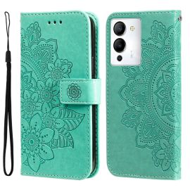 peňaženkové / vyklápacie puzdro Infinix Note 12 Pro 5G - ART MANDALA Peňaženkové puzdro Infinix Note 12 / Note 12 Pro 5G zelené