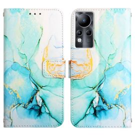 peňaženkové / vyklápacie puzdro Infinix Zero X Pro - ART MARBLE Peňaženkový kryt Infinix Zero X Pro GREEN