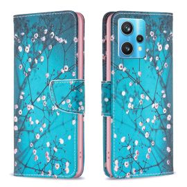 peňaženkové / vyklápacie puzdro, zaklápacie puzdro Realme 9 Pro+ - ART Peňaženkový kryt Realme 9 Pro+ / Realme 9 PLUM BLOSSOM