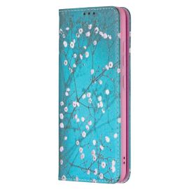 peňaženkové / vyklápacie puzdro, zaklápacie puzdro Samsung Galaxy A32 - ART Peňaženkový kryt Samsung Galaxy A32 PLUM BLOSSOM