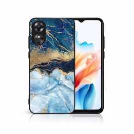 zadný kryt Oppo A38 - MY ART Ochranný kryt pre Oppo A38 BLUE MARBLE (141)