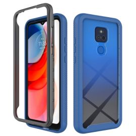 obojstranný kryt Motorola Moto G Play 2021 - DUAL kryt Motorola Moto G Play (2021) modrý