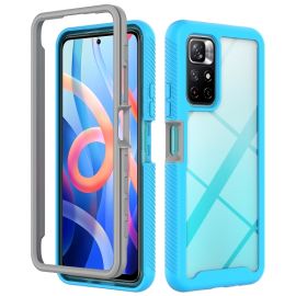 obojstranný kryt Xiaomi Redmi Note 11S 5G - DUAL Obojstranný kryt pre Xiaomi Poco M4 Pro 5G / Redmi Note 11S 5G svetlomodrý