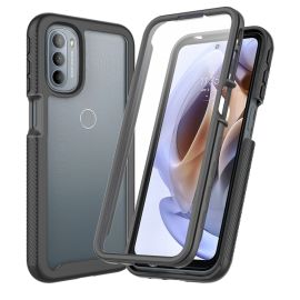 obojstranný kryt Motorola Moto G71 5G - DUAL Obojstranný kryt s fóliou Motorola Moto G71 5G čierny