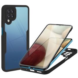 obojstranný kryt, sklo / fólia Samsung Galaxy A12 - DUAL Obojstranný kryt s fóliou Samsung Galaxy A12 čierny