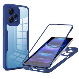 obojstranný kryt Xiaomi Redmi Note 12 Pro 5G - DUAL Obojstranný kryt s fóliou Xiaomi Redmi Note 12 Pro 5G modrý