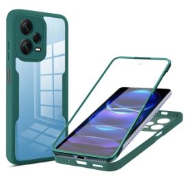 obojstranný kryt Xiaomi Redmi Note 12 Pro 5G - DUAL Obojstranný kryt s fóliou Xiaomi Redmi Note 12 Pro 5G zelený