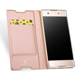 peňaženkové / vyklápacie puzdro, zaklápacie puzdro Sony - DUX Flipové puzdro Sony Xperia XA1 ružové