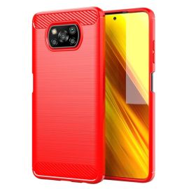 zadný kryt Xiaomi Poco X3 NFC / X3 Pro - FLEXI TPU Kryt Xiaomi Poco X3 NFC / X3 Pro červený