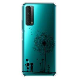 zadný kryt Huawei P Smart 2021 - ART Silikónový kryt Huawei P Smart 2021 DANDELION