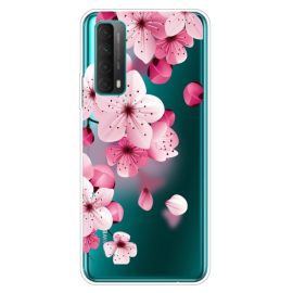 zadný kryt Huawei P Smart 2021 - ART Silikónový kryt Huawei P Smart 2021 CHERRY BLOSSOM