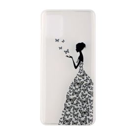 zadný kryt Huawei P Smart 2021 - ART Silikónový kryt Huawei P Smart 2021 BUTTERFLY GIRL