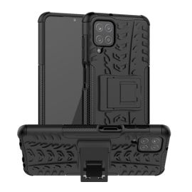 zadný kryt Samsung Galaxy A12 - STAND Extra odolný obal Samsung Galaxy A12 / M12 čierny