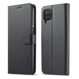 peňaženkové / vyklápacie puzdro Samsung Galaxy A12 - IMEEKE Peňaženkový kryt Samsung Galaxy A12 / M12 čierny