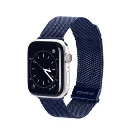 remienok na hodinky Apple Watch SE / SE 2022 / SE 2023 (44mm) - DUX MILANESE Kovový remienok pre Apple Watch SE / SE 2022 / SE 2023 / SE 2025 (44mm) modrý