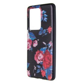 zadný kryt Samsung - ART Silikónový obal Samsung Galaxy S20 Ultra RED FLOWER