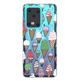 zadný kryt Samsung - ART Silikónový obal Samsung Galaxy S20 Ultra ICE CREAM