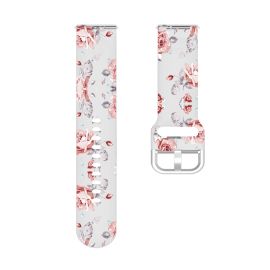 remienok na hodinky Samsung Galaxy Watch5 44mm - ART Silikónový remienok Samsung Galaxy Watch 5 (40mm / 44mm) 5 Pro 45mm RED