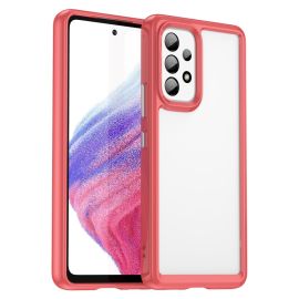 zadný kryt Samsung Galaxy A53 5G - CRSTL Kryt pre Samsung Galaxy A53 5G červený