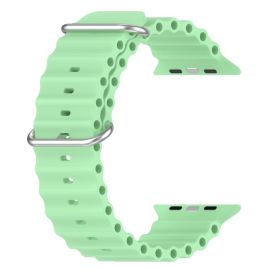 remienok na hodinky Apple Watch 8 45mm - OCEAN Remienok pre Apple Watch Ultra 1 / 2 / 3 (49mm) / 9 / 8 / 7 (45mm) / 6 / SE / 5 / 4 (44mm) / 3 / 2 / 1 (42mm) svetlozelený