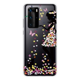 zadný kryt Huawei - ART Silikónový kryt Huawei P40 Pro GIRL