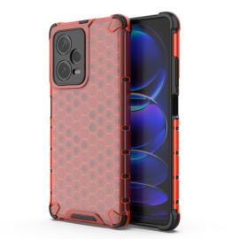 zadný kryt Xiaomi Redmi Note 12 Pro+ 5G - HONEYCOMB Ochranný kryt Xiaomi Redmi Note 12 Pro+ 5G červený