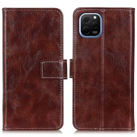 peňaženkové / vyklápacie puzdro Huawei Nova Y61 - RETRO Peňaženkový obal Huawei Nova Y61 hnedý