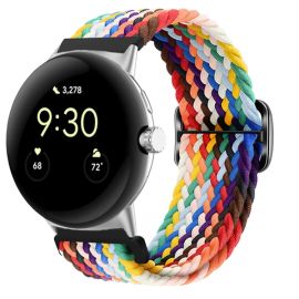 remienok na hodinky Google Pixel Watch - BRAIDED Nylonový remienok pre Google Pixel Watch / Pixel Watch 2 RAINBOW