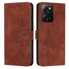 peňaženkové / vyklápacie puzdro Xiaomi Redmi Note 12 Pro 5G - ART SMILE Peňaženkový kryt so šnúrkou Xiaomi Redmi Note 12 Pro 5G / Poco X5 Pro 5G hnedý