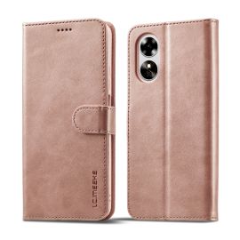 peňaženkové / vyklápacie puzdro Oppo A78 5G - IMEEKE Peňaženkový obal pre Oppo A78 5G ružový