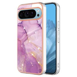 zadný kryt Google Pixel 9 - IMD MARBLE Ochranný kryt pre Google Pixel 9 / Pixel 9 Pro PURPLE