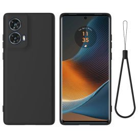 zadný kryt Motorola Moto G85 5G - RUBBER Ochranný obal pre Motorola Moto G85 5G čierny