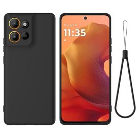 zadný kryt Motorola Moto G86 5G - RUBBER Ochranný obal pre Motorola Moto G86 5G čierny