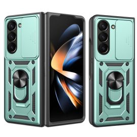 zadný kryt Samsung Galaxy Fold - RING CAMERA Kryt s držiakom pre Samsung Galaxy Z Fold5 5G zelený