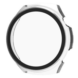 obal na hodinky Huawei Watch 4 - PC FULL COVER Plastový kryt so sklom pre Huawei Watch 4 priehľadný