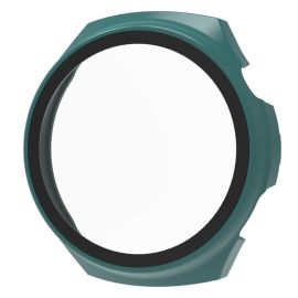 obal na hodinky Huawei Watch 4 - PC FULL COVER Plastový kryt so sklom pre Huawei Watch 4 zelený