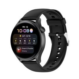 remienok na hodinky Huawei Watch 4 Pro - SILICONE Remienok pre Huawei Watch 4 / Watch 4 Pro čierny