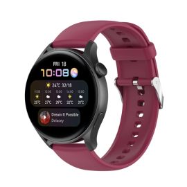 remienok na hodinky Huawei Watch 4 Pro - SILICONE Remienok pre Huawei Watch 4 / Watch 4 Pro bordový