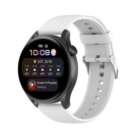remienok na hodinky Huawei Watch 4 Pro - SILICONE Remienok pre Huawei Watch 4 / Watch 4 Pro biely