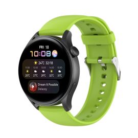 remienok na hodinky Huawei Watch 4 Pro - SILICONE Remienok pre Huawei Watch 4 / Watch 4 Pro svetlozelený