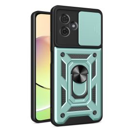 zadný kryt Motorola Moto G54 5G - RING CAMERA Kryt s držiakom pre Motorola Moto G54 5G / G54 Power Edition 5G zelený