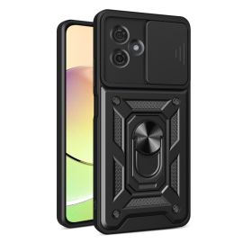 zadný kryt Motorola Moto G54 5G - RING CAMERA Kryt s držiakom pre Motorola Moto G54 5G / G54 Power Edition 5G čierny