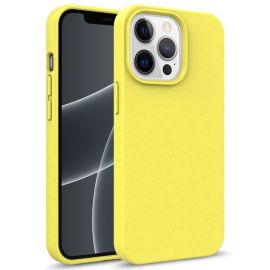 zadný kryt Apple iPhone 15 Pro Max - ECO RUBBER Ochranný obal Apple iPhone 15 Pro Max žltý