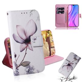 peňaženkové / vyklápacie puzdro, zaklápacie puzdro Xiaomi Redmi 9 - ART Peňaženkový obal Xiaomi Redmi 9 MAGNOLIA FLOWER