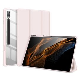 zaklápacie puzdro Samsung Galaxy Tab S9 Ultra - DUX TOBY Flipové puzdro Samsung Galaxy Tab S9 Ultra / Tab S10 Ultra ružové